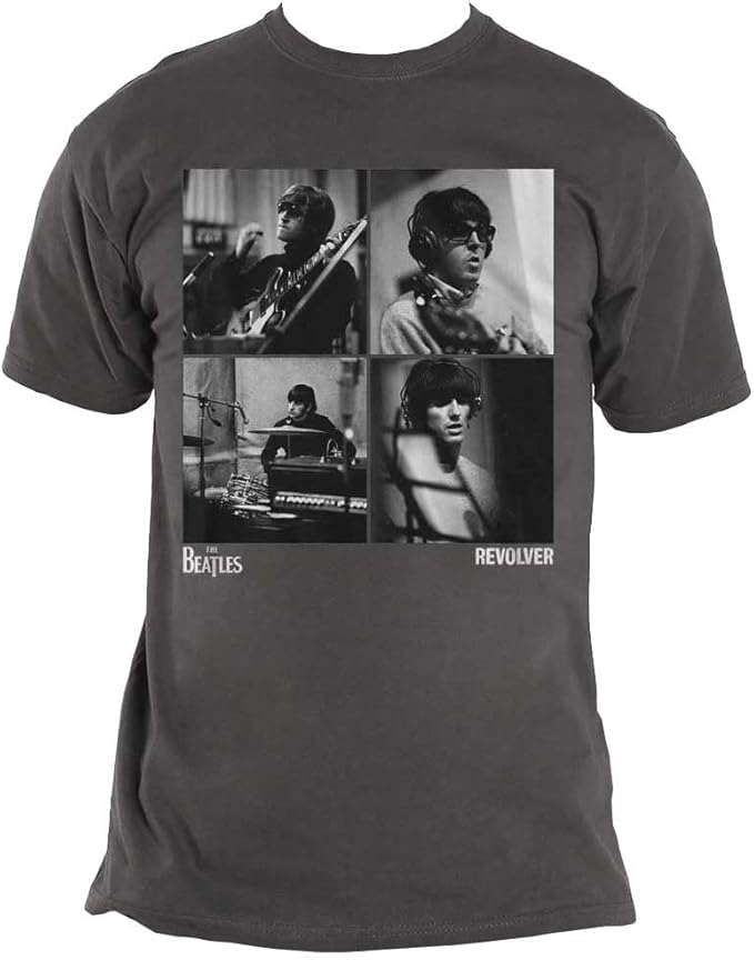 Amazon | [The Beatles] T Shirt Revolver Studio Shots Band